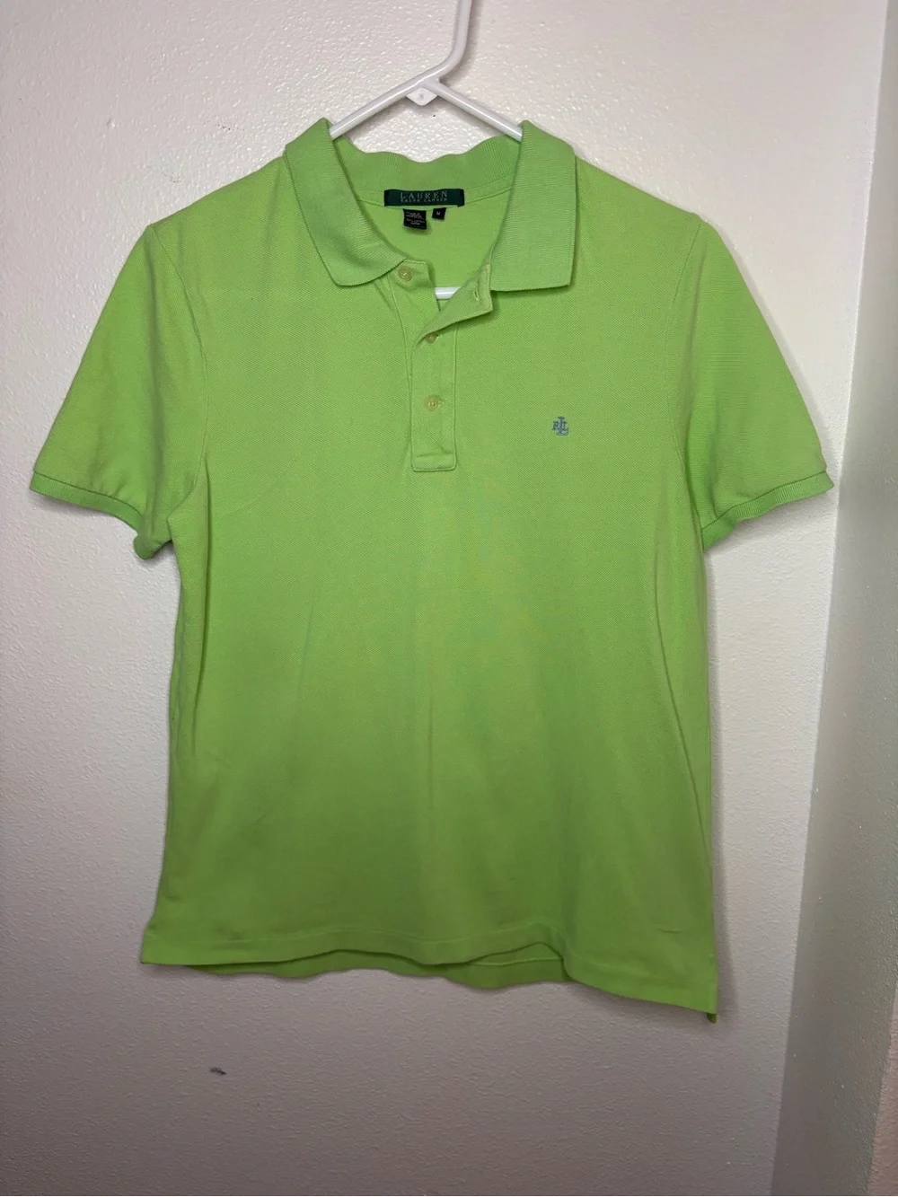Ralph Lauren Neon Green Short Sleeve Polo
